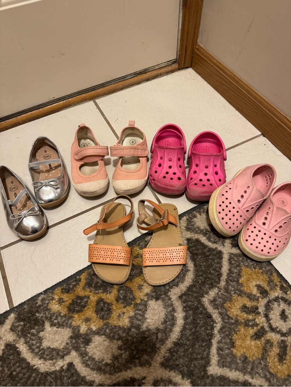 Kids Pink Casual & Sandal Shoe Bundle - Assorted Pink Styles